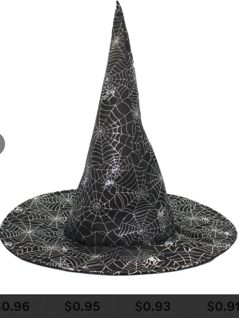 SPIDERWEB Witch Halloween Party Hat